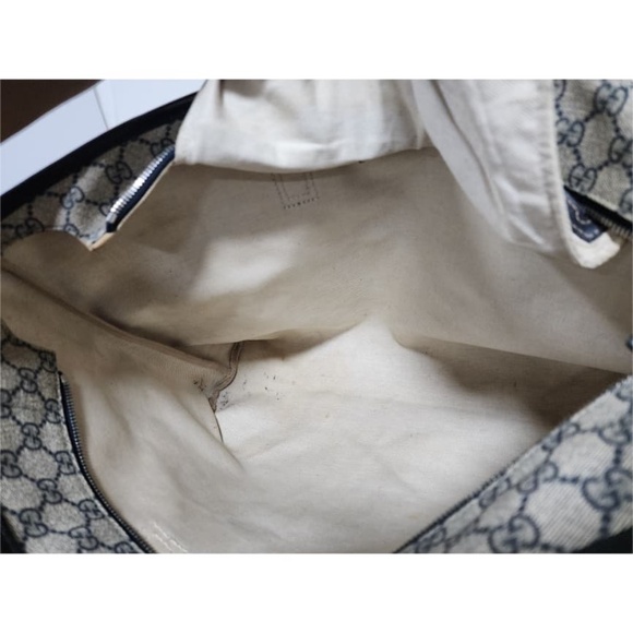Authentic Gucci GG Supreme Tote Bag Beige/Dark brown - Picture 5 of 15